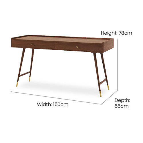 Study table depth deals
